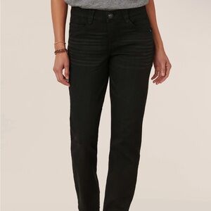 Democracy Women's Black Straight Leg Jeans